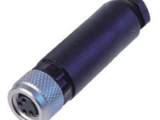 现场接线式IO连接器-直线孔端M8(F)